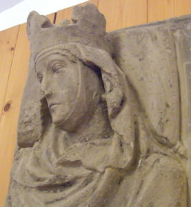 Germany Asbach Kloster Museum Queen Hemma 876 effigy 1280